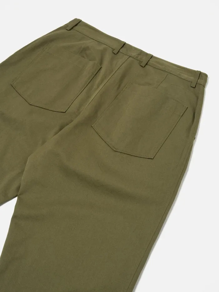 Cotton Twill Men Universal Works Universal Works Duke Pant In Light Olive Twill