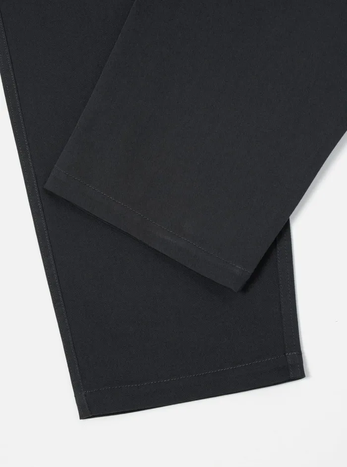 Cotton Twill Men Universal Works Universal Works Hi Water Trouser In Black Twill