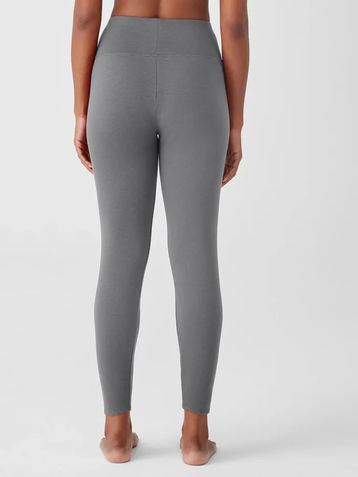 Cozy Brushed Terry Hug HighWaisted Sleep Leggings Ash Women Eileen Fisher Sleepwear