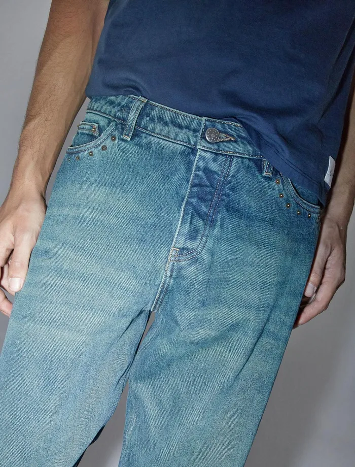 Crowd B Greenish Denim Men Paloma Wool Pwman