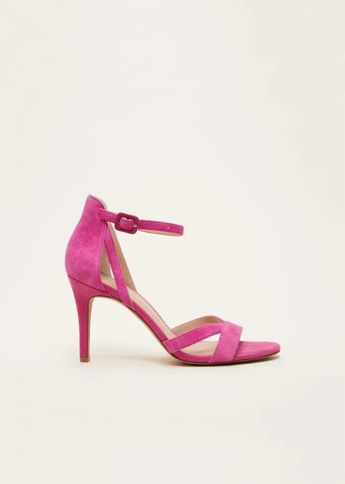 Cut Out Strappy Sandal Magenta Women Phase Eight Occasion Shoes