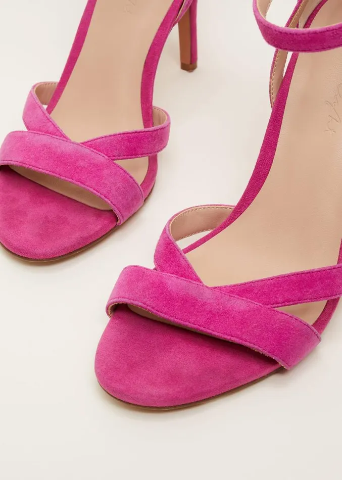 Cut Out Strappy Sandal Magenta Women Phase Eight Occasion Shoes