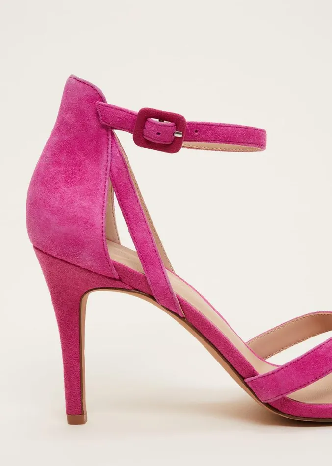 Cut Out Strappy Sandal Magenta Women Phase Eight Occasion Shoes