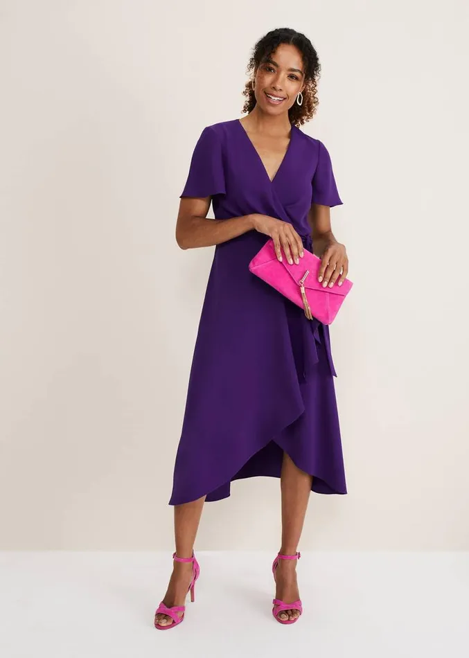 Cut Out Strappy Sandal Magenta Women Phase Eight Occasion Shoes