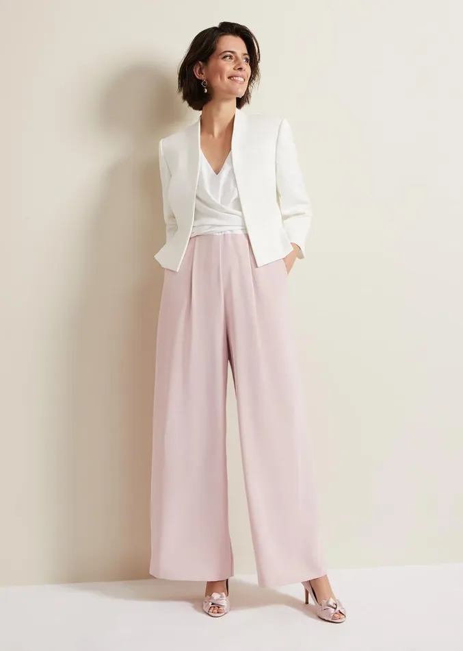 Daisy Peplum Jacket Ivory Women Phase Eight Jackets