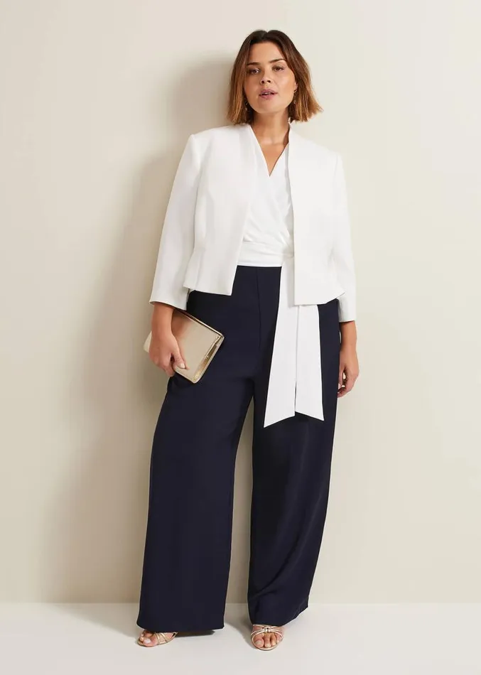 Daisy Peplum Jacket Ivory Women Phase Eight Jackets