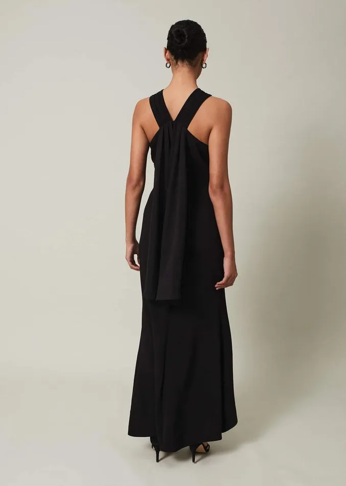 Danica Black Embellished Maxi Dress Black Women Phase Eight Dresses