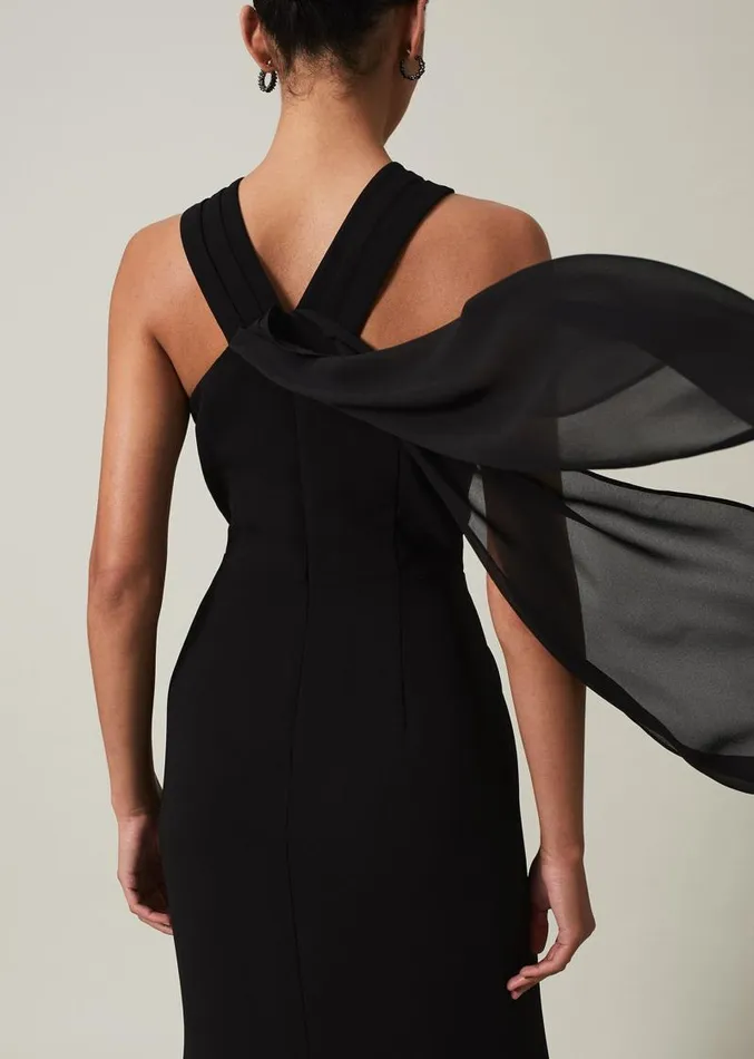Danica Black Embellished Maxi Dress Black Women Phase Eight Dresses