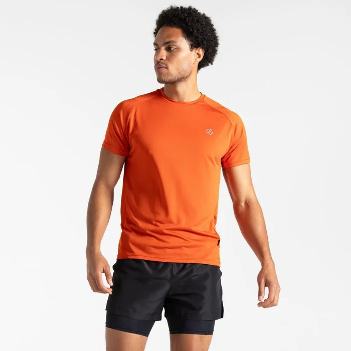 Dare 2b Accelerate Fitness TShirt Cinnamon Men Gym Tops