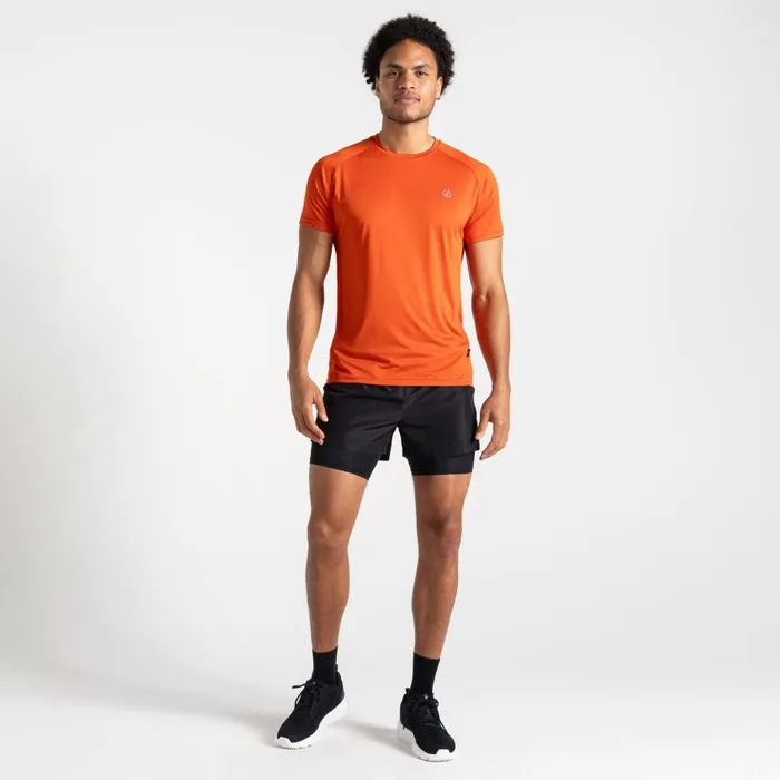 Dare 2b Accelerate Fitness TShirt Cinnamon Men Gym Tops
