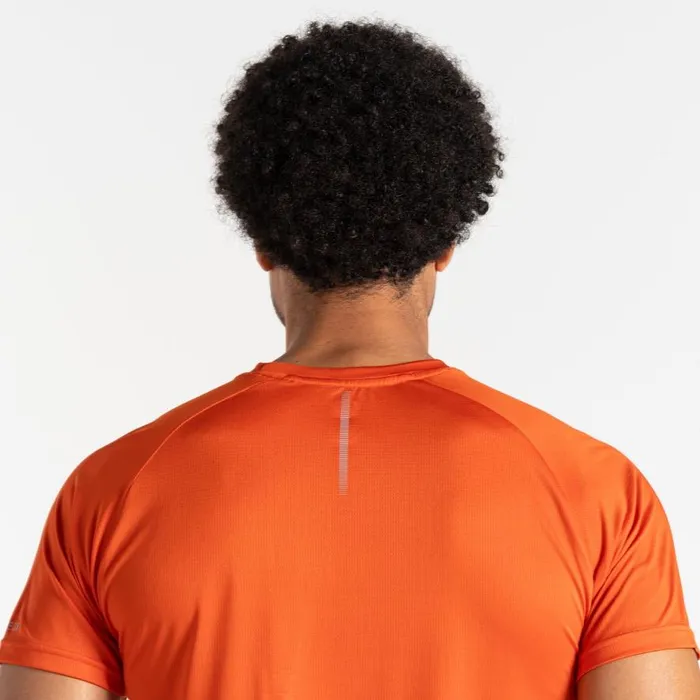 Dare 2b Accelerate Fitness TShirt Cinnamon Men Gym Tops