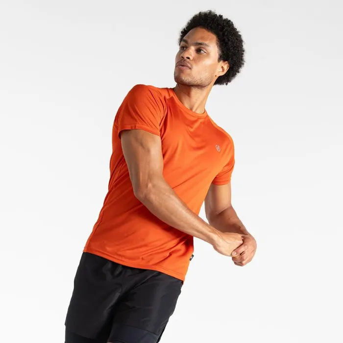 Dare 2b Accelerate Fitness TShirt Cinnamon Men Gym Tops