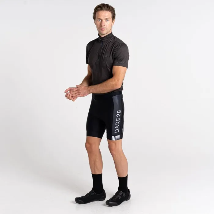 Dare 2b AEP Virtuosity Reflective Cycling Shorts Black White Men Cycling Shorts