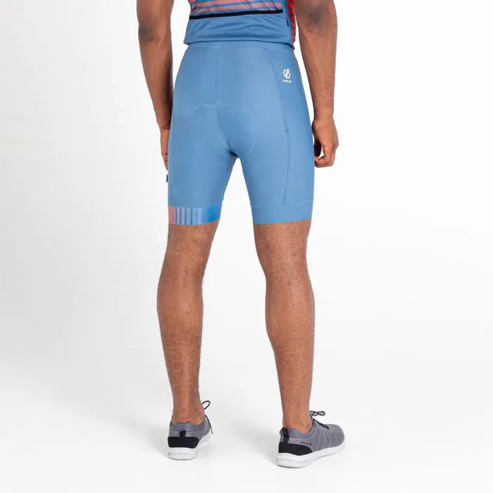 Dare 2b AEP Virtuous Cycling Shorts Stellar Blue Print Men Cycling Shorts