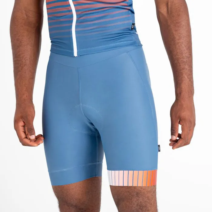 Dare 2b AEP Virtuous Cycling Shorts Stellar Blue Print Men Cycling Shorts