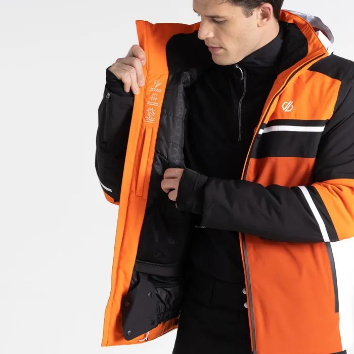 Dare 2b Amplitude Ski Jacket Black Orange Men Insulated Jackets