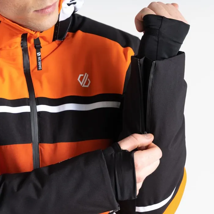 Dare 2b Amplitude Ski Jacket Black Orange Men Insulated Jackets