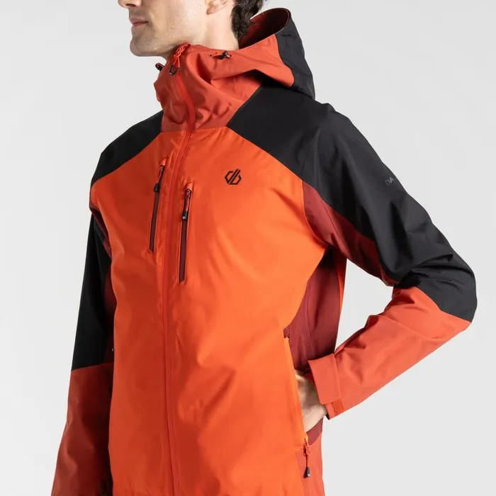 Dare 2b Arising II Waterproof Jacket Cinnamon Tuscan Red Men Waterproof Jackets
