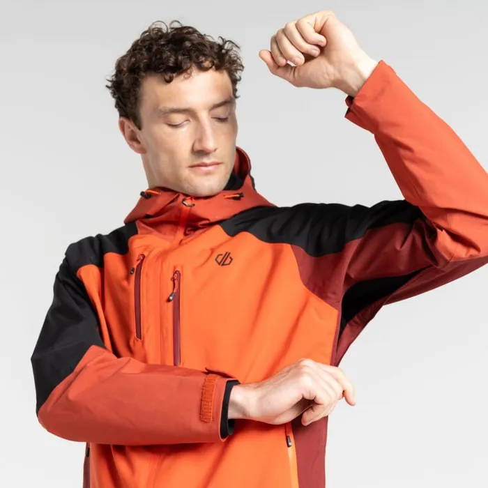 Dare 2b Arising II Waterproof Jacket Cinnamon Tuscan Red Men Waterproof Jackets