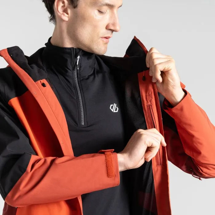 Dare 2b Arising II Waterproof Jacket Cinnamon Tuscan Red Men Waterproof Jackets