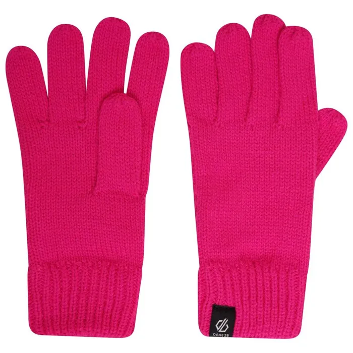 Dare 2b Brighten Hat and Gloves Set Pink Glow Kids Hats