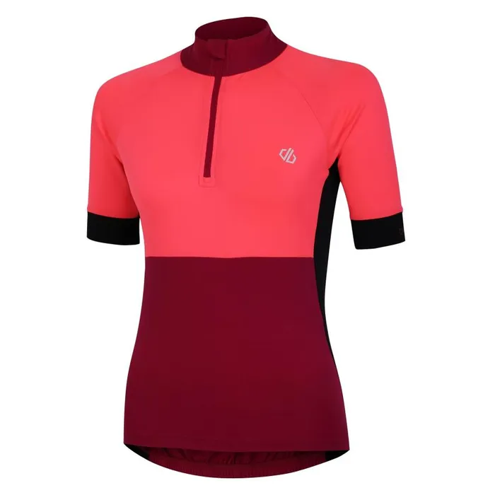 Dare 2b Compassion III Jersey Berry Neon Pink Women Gym Tops