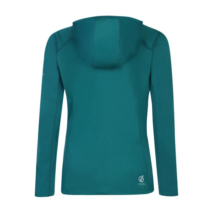 Dare 2b Convey II Hooded Core Stretch Midlayer Fortune Green Marl Women Midlayers