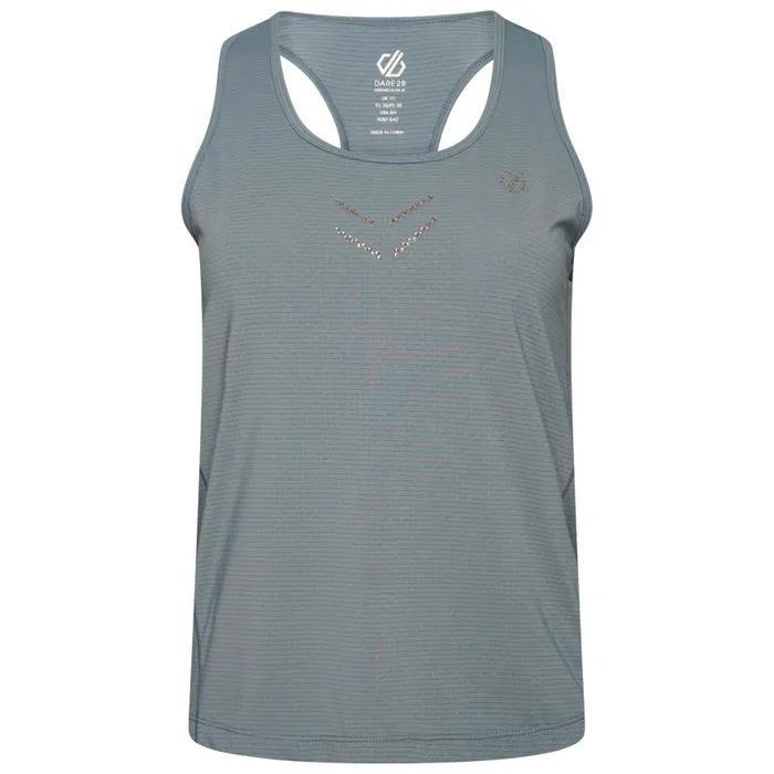 Dare 2b Crystallize Active Vest Bluestone Women Gym Tops