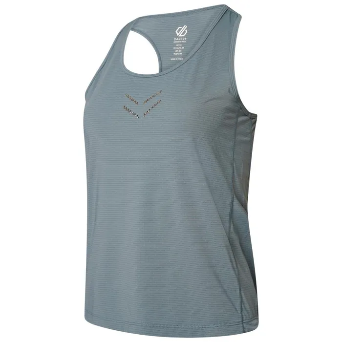 Dare 2b Crystallize Active Vest Bluestone Women Gym Tops