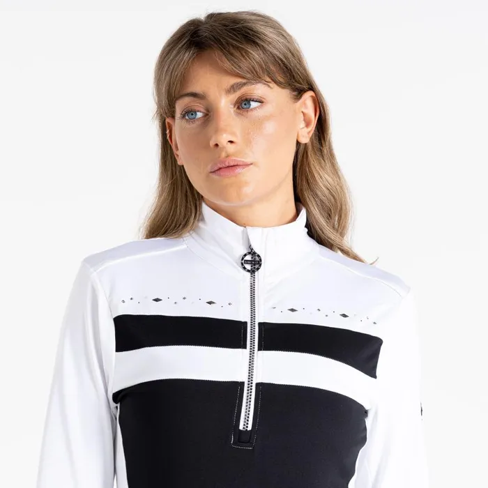Dare 2b Crystallize Core Stretch Midlayer White Black Women Midlayers