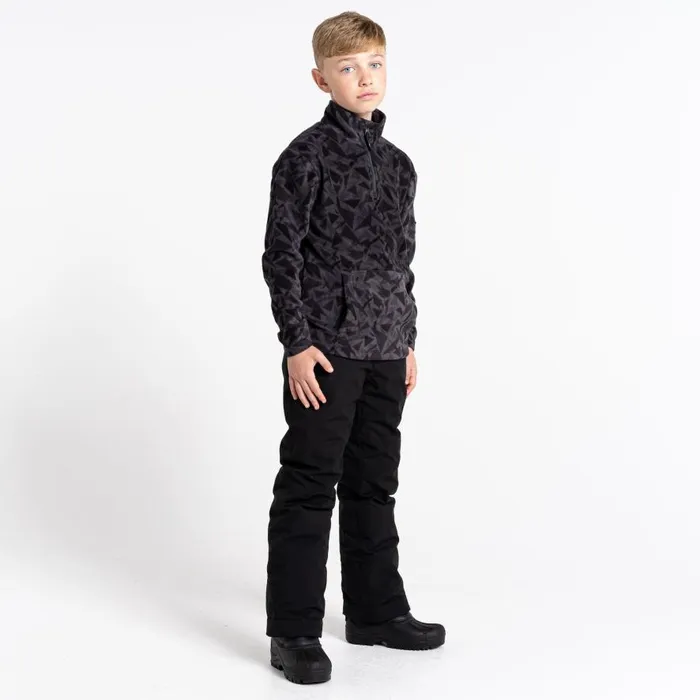 Dare 2b Cushy Half Zip Fleece Black Geo Print Kids Fleece