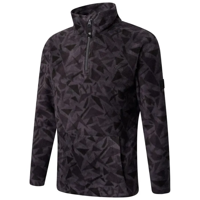 Dare 2b Cushy Half Zip Fleece Black Geo Print Kids Fleece