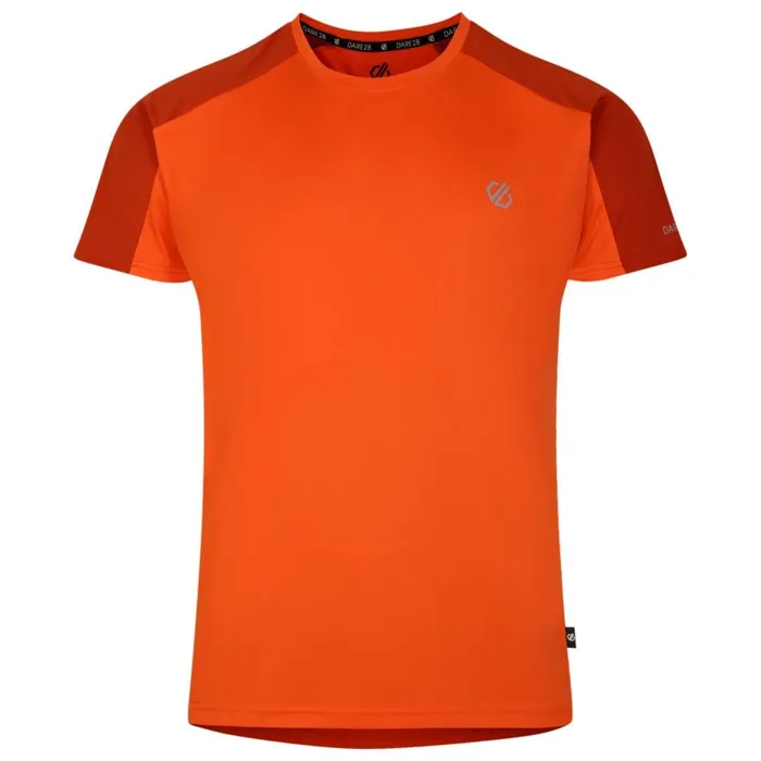 Dare 2b Discernible III Tshirt Puffins Orange Brown Men Gym Tops
