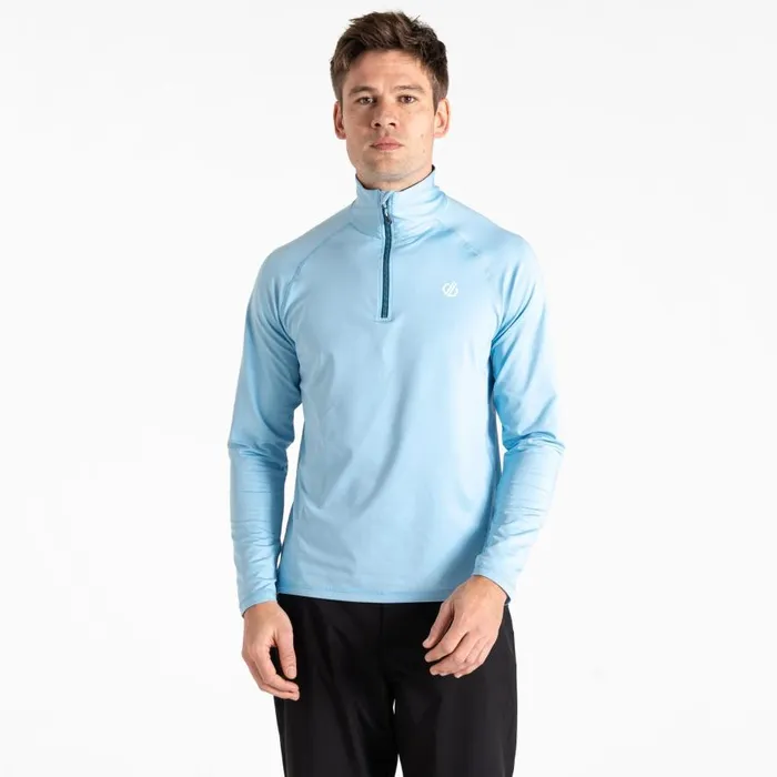 Dare 2b Fuse Up II Recycled Lightweight Core Stretch Midlayer Sky Blue Men Fleece