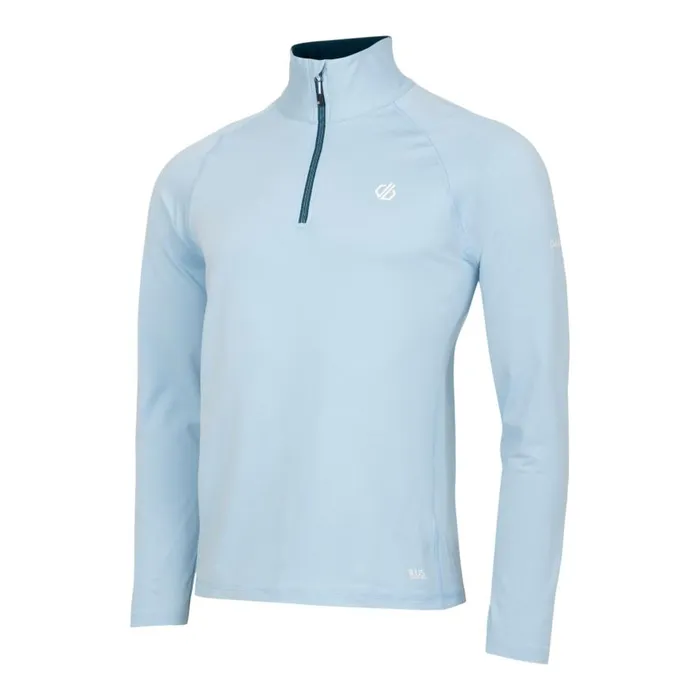 Dare 2b Fuse Up II Recycled Lightweight Core Stretch Midlayer Sky Blue Men Fleece