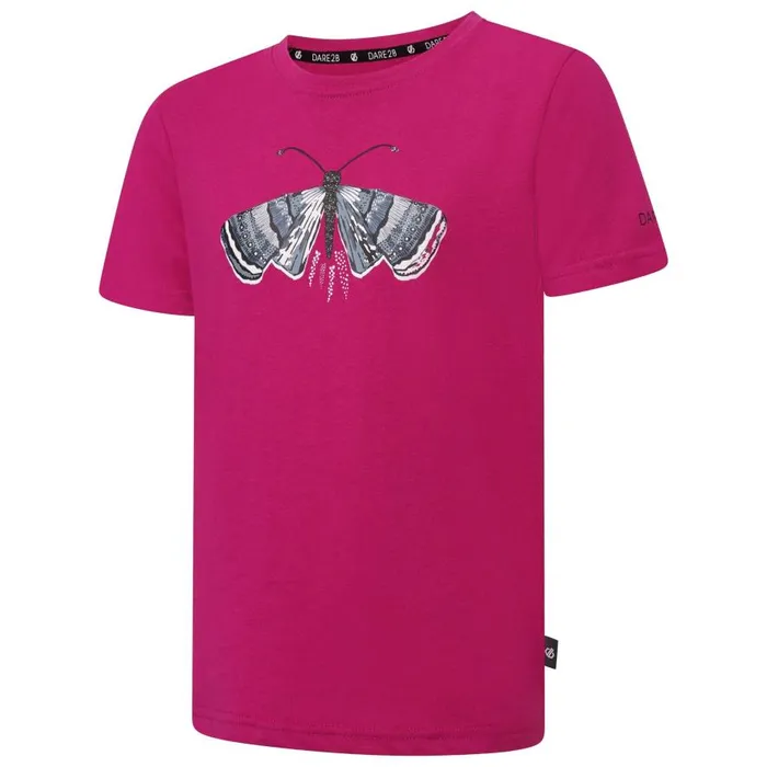 Dare 2b Go Beyond Graphic Tee Fuchsia Marl Kids