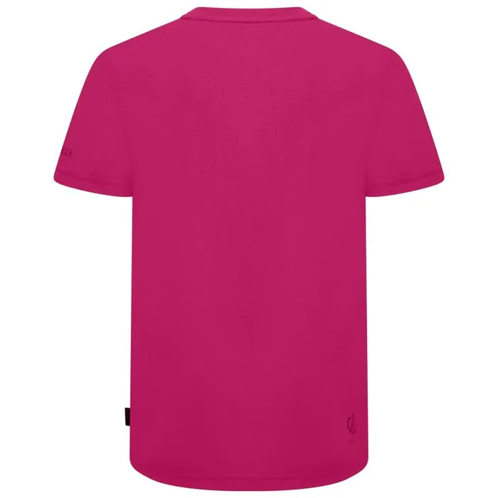 Dare 2b Go Beyond Graphic Tee Fuchsia Marl Kids