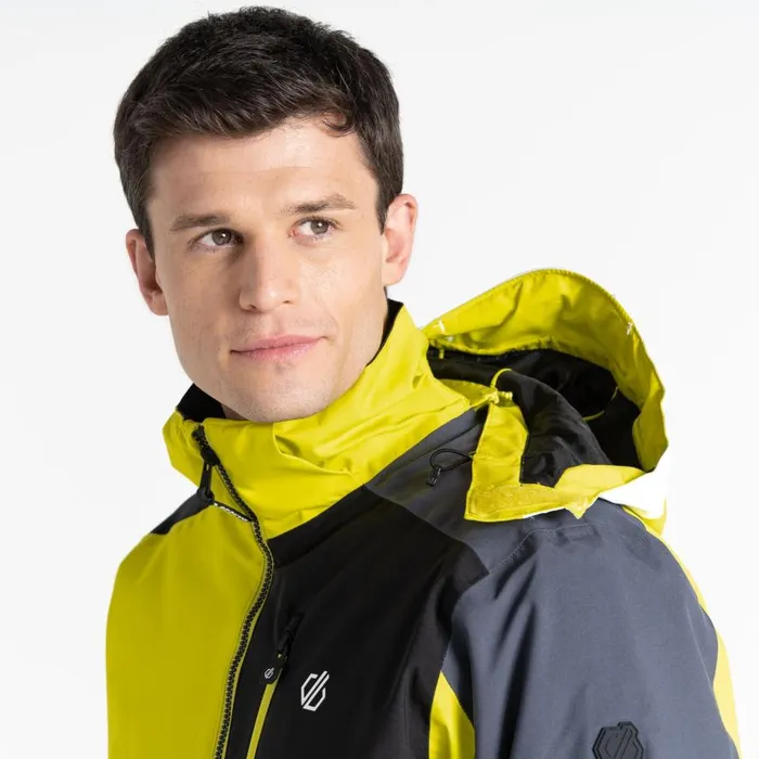 Dare 2b Halfpipe Ski Jacket Neon Spring Black Men Ski Jackets