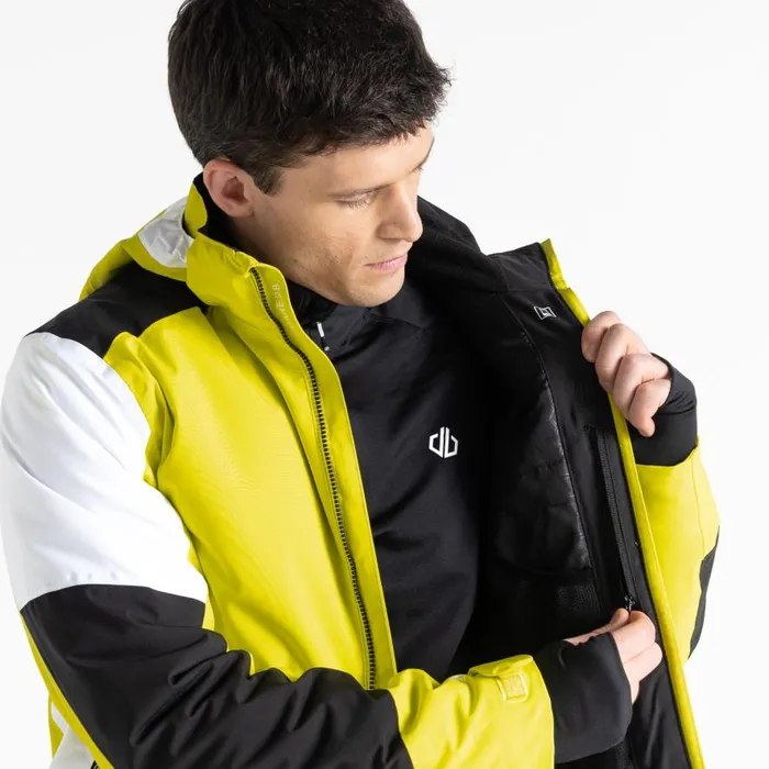 Dare 2b Halfpipe Ski Jacket Neon Spring Black Men Ski Jackets
