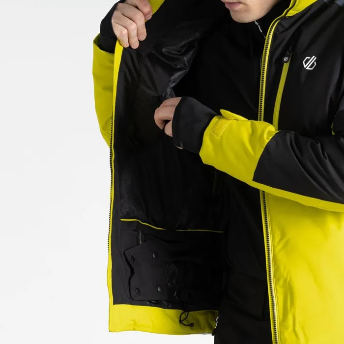 Dare 2b Halfpipe Ski Jacket Neon Spring Black Men Ski Jackets