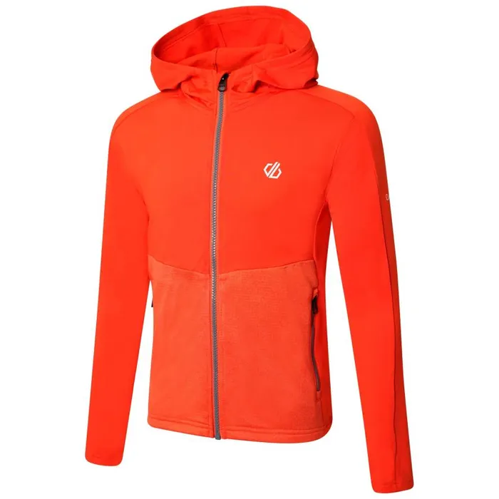 Dare 2b Hastily Core Recycled Stretch Midlayer Burnt Salmon Marl Kids Fleece