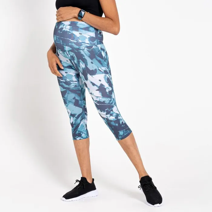 Dare 2b Influential Maternity 34 Tights Dragonfly Ink Print Women Leggings