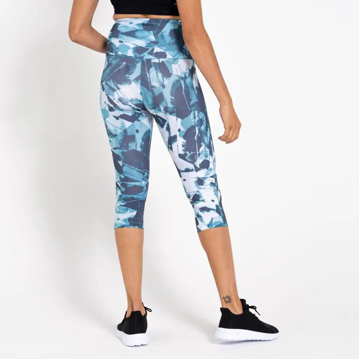 Dare 2b Influential Maternity 34 Tights Dragonfly Ink Print Women Leggings