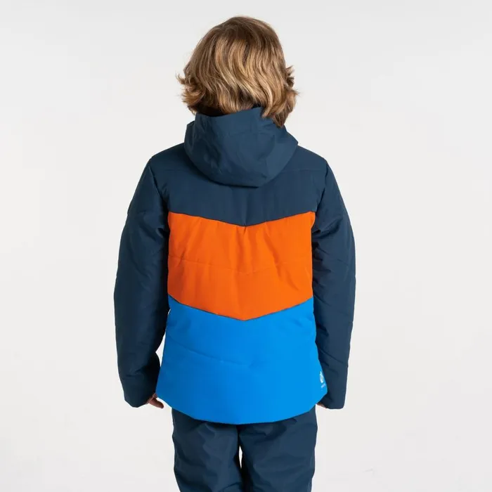 Dare 2b Jolly Puffer Jacket Athletic Blue Orange Kids Ski Jackets