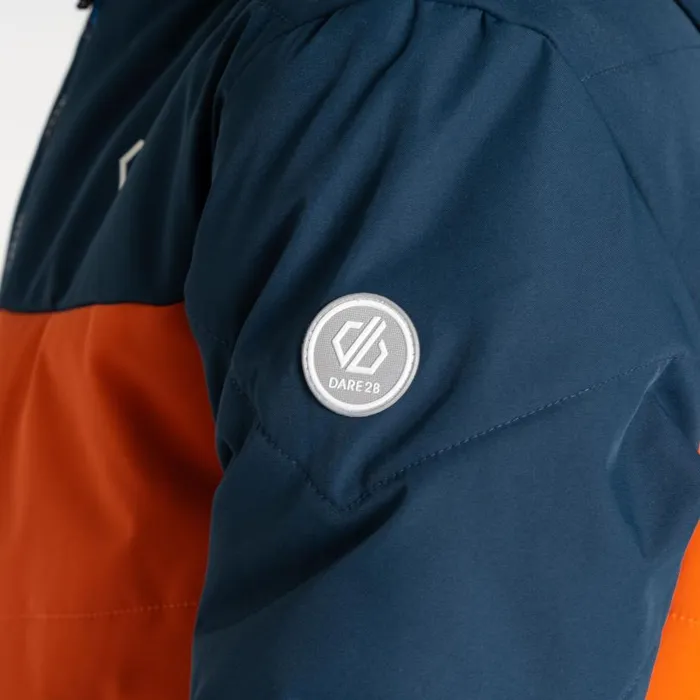 Dare 2b Jolly Puffer Jacket Athletic Blue Orange Kids Ski Jackets