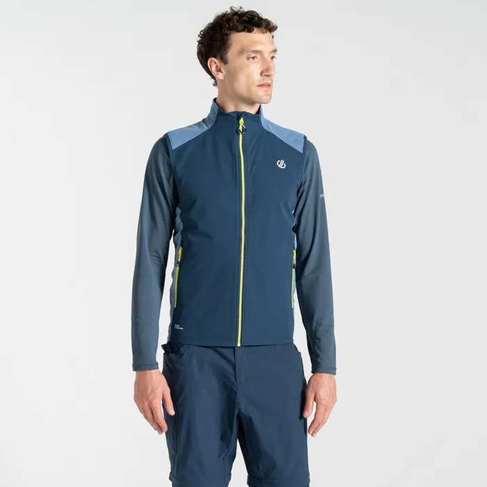 Dare 2b Lattitudinal II Vest Moonlight Denim Blue Men Gym Tops