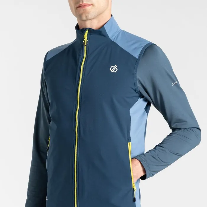 Dare 2b Lattitudinal II Vest Moonlight Denim Blue Men Gym Tops