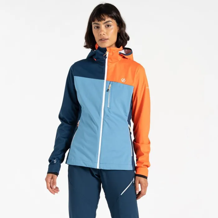 Dare 2b Lexan Softshell Jacket Niagara Blue Satsuma Women Softshell Jackets