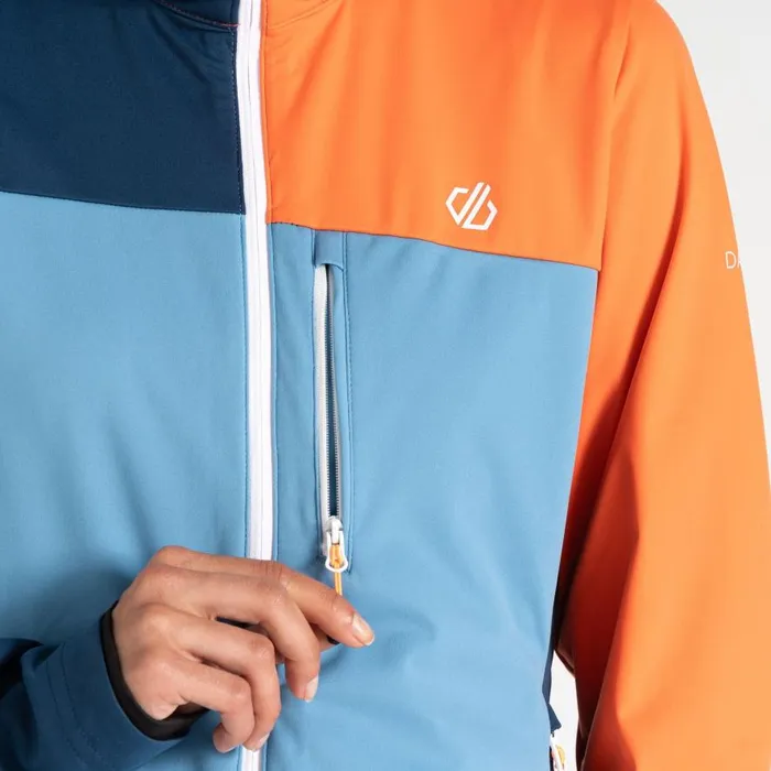 Dare 2b Lexan Softshell Jacket Niagara Blue Satsuma Women Softshell Jackets