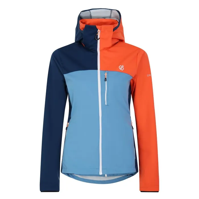 Dare 2b Lexan Softshell Jacket Niagara Blue Satsuma Women Softshell Jackets